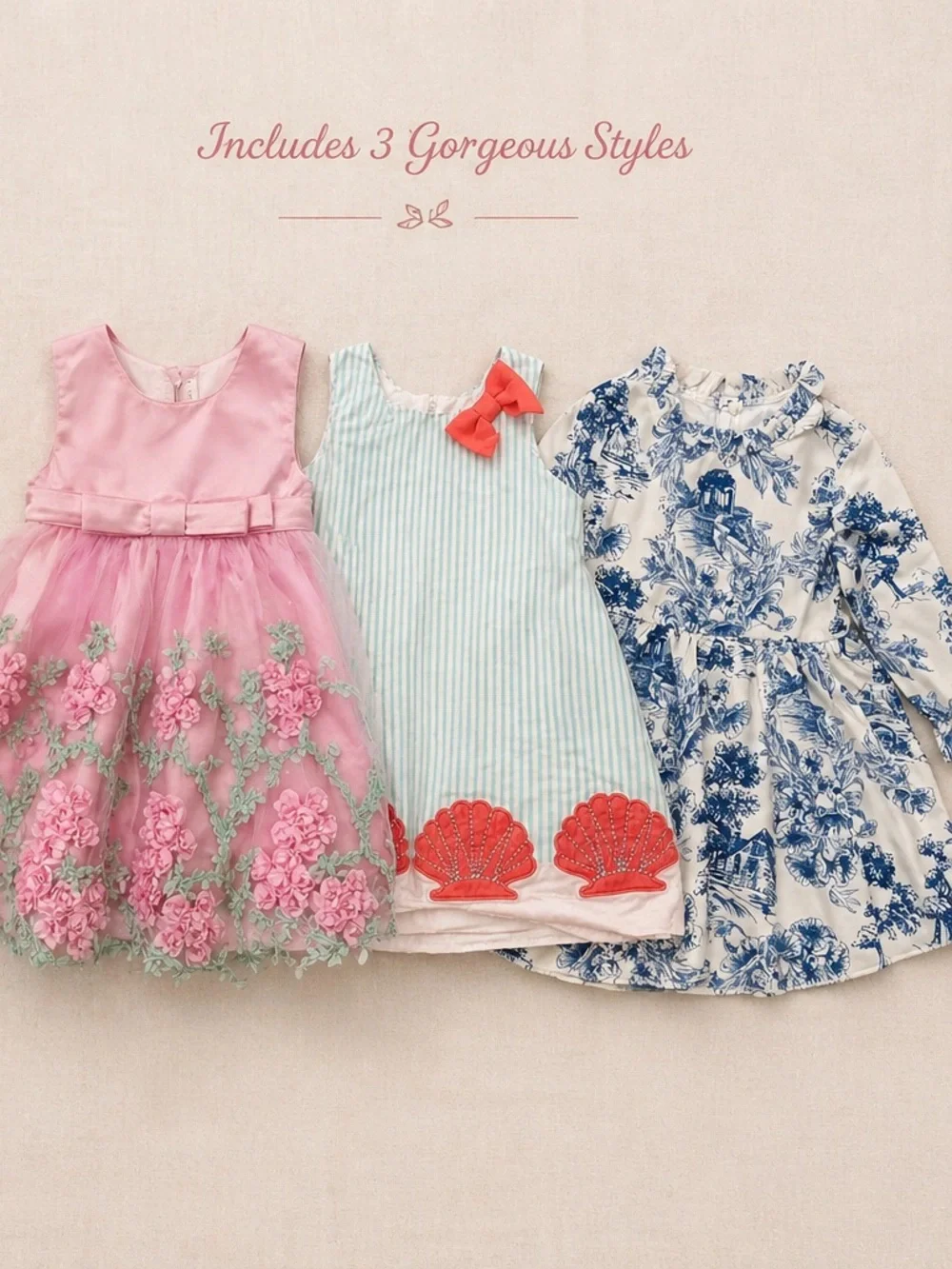 Gymboree Baby Girl Dress Bundle 18–24M Floral Party Easter Boutique Set